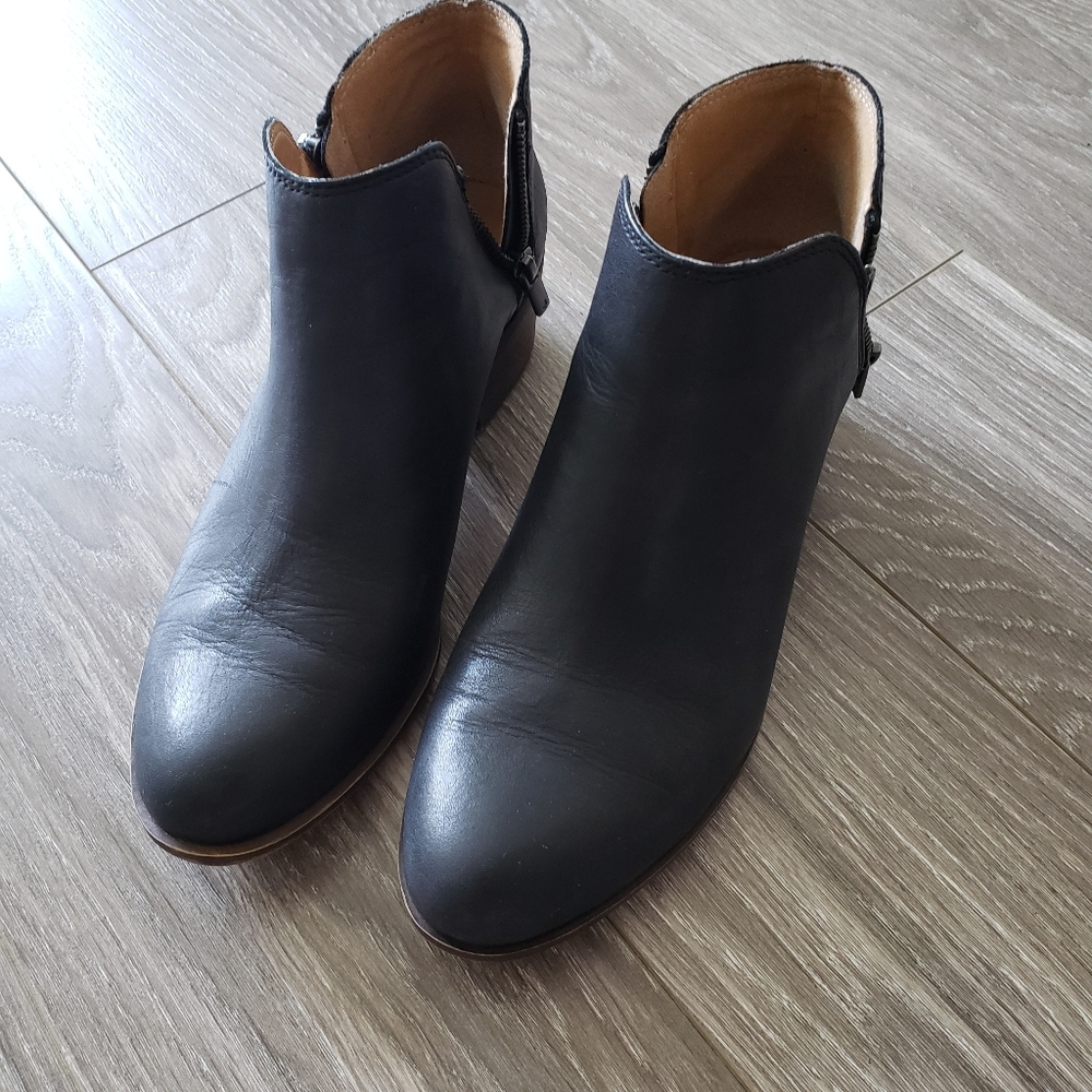 Lucky Brand Navy Blue Booties - 8.5